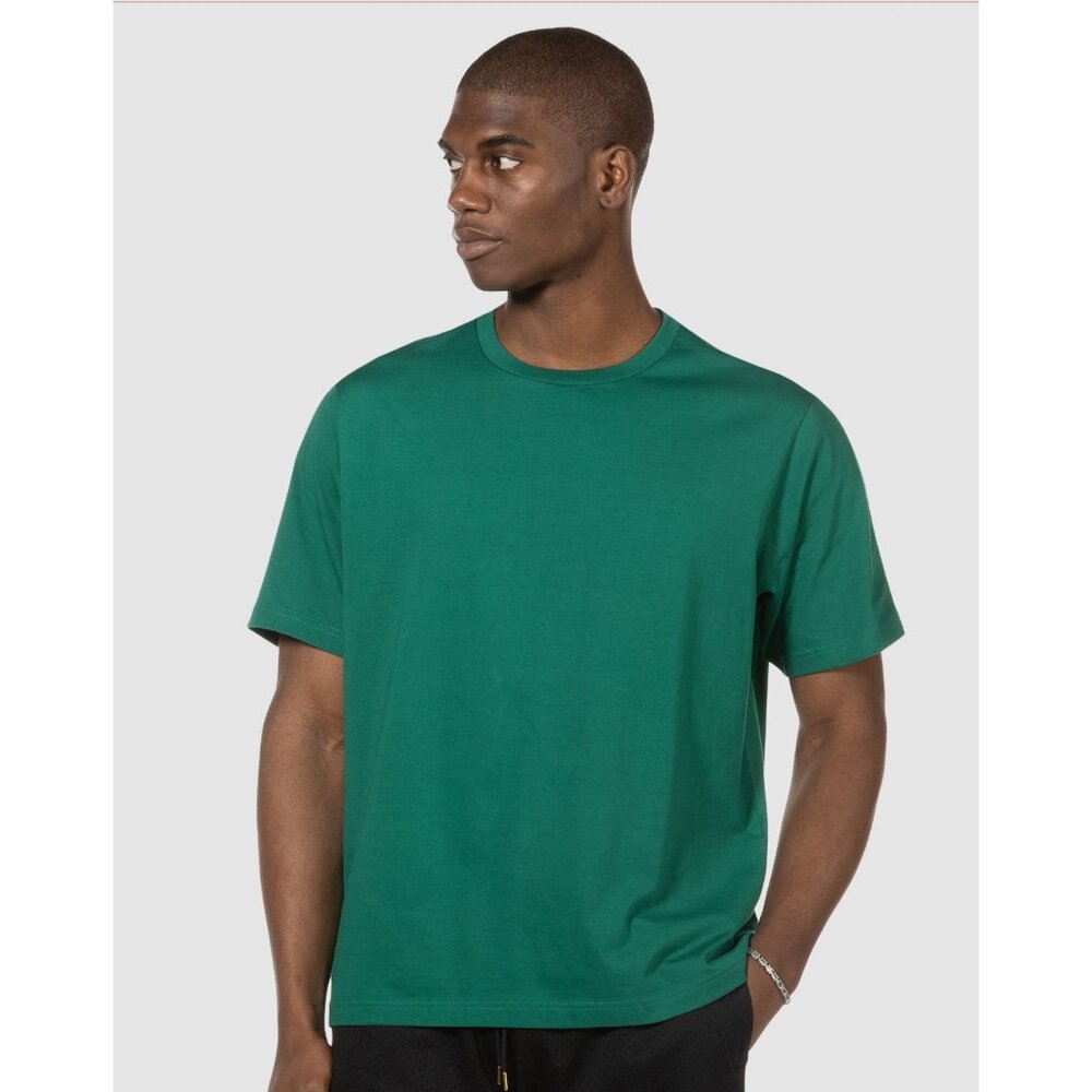 LCKR Footlocker Crew Neck Short Sleeve Tee L Alpine Green Cotton Solid Normcore